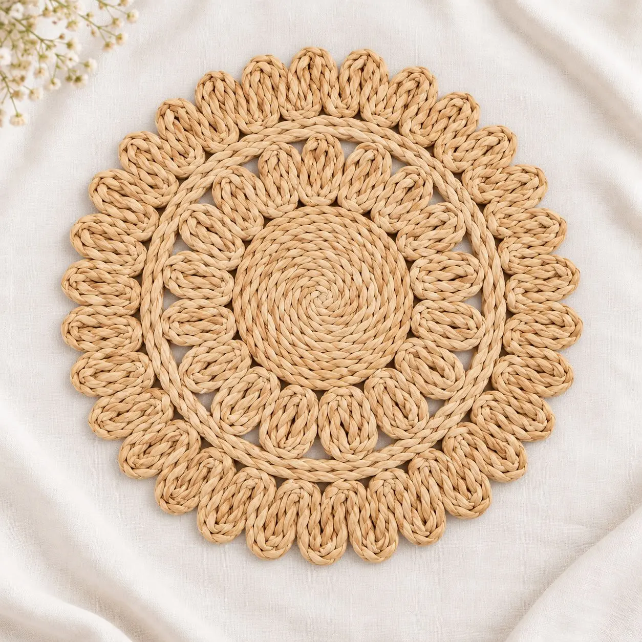 Boho Woven Charger thumbnail 5