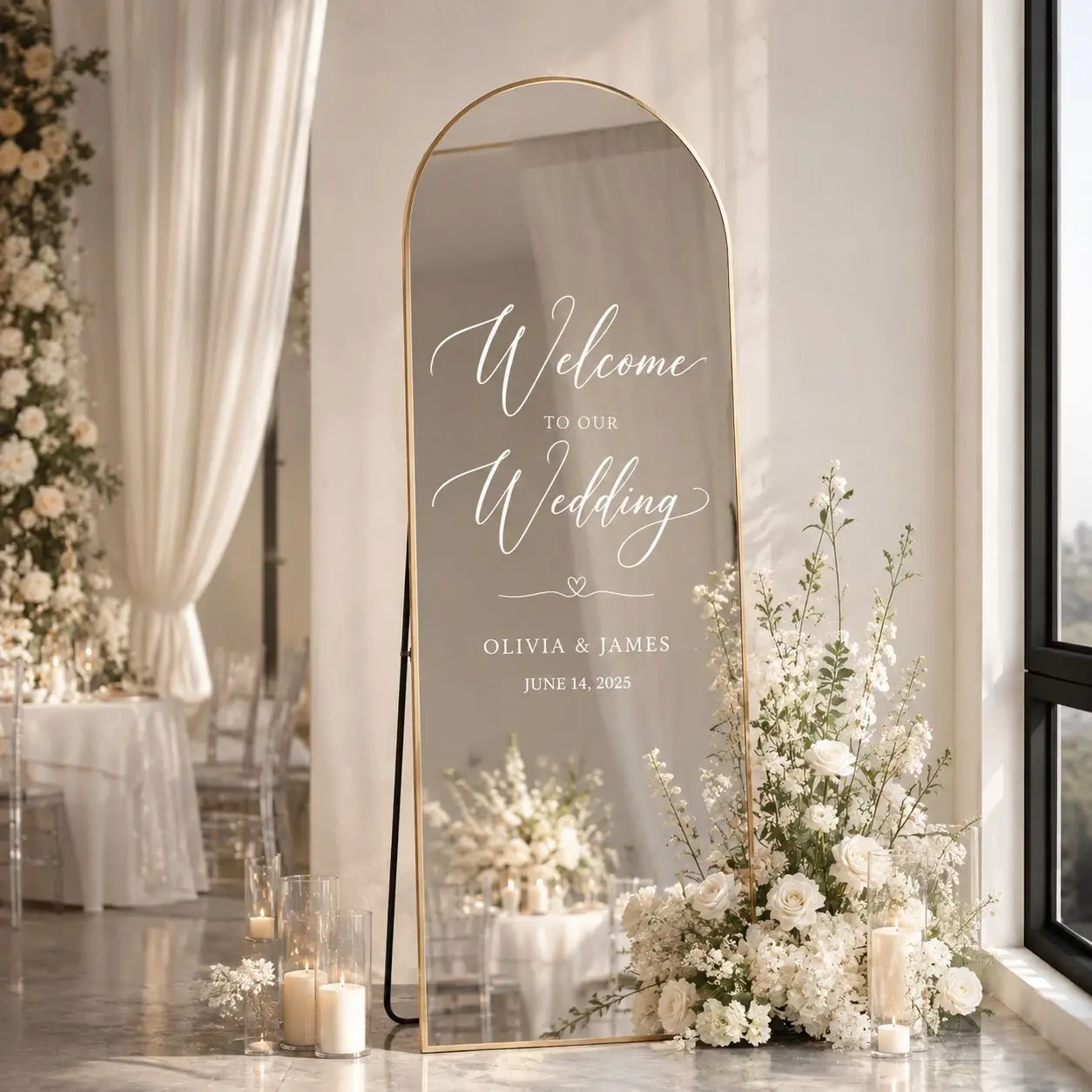 Mirrors available to rent from OWC Events
