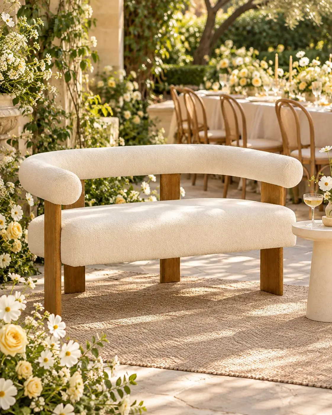 Ivory Muse Loveseat — photo 1