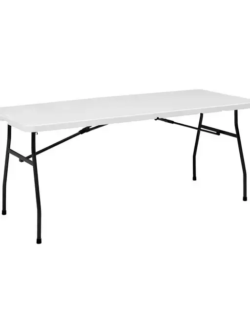 6' White Foldable Table thumbnail 2